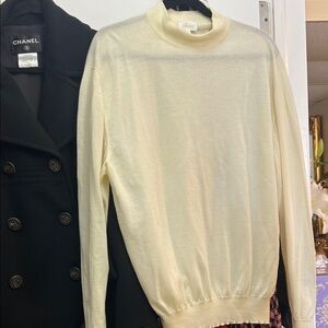 Brioni Men's Classic Cream Sweater